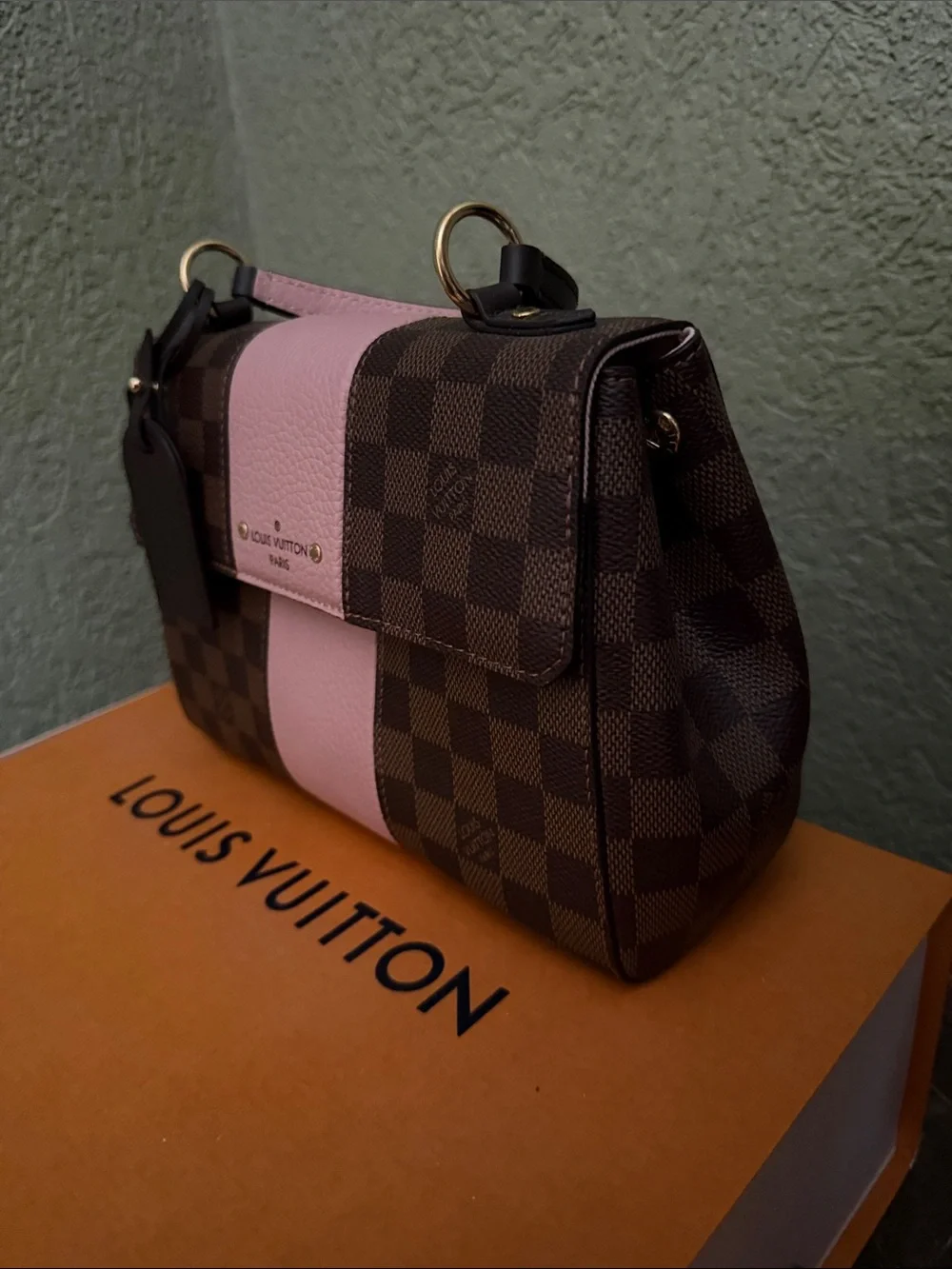 Louis Vuitton Bond Street BB – Damier Ebene with Pink Stripe | New, Never Used 💗
